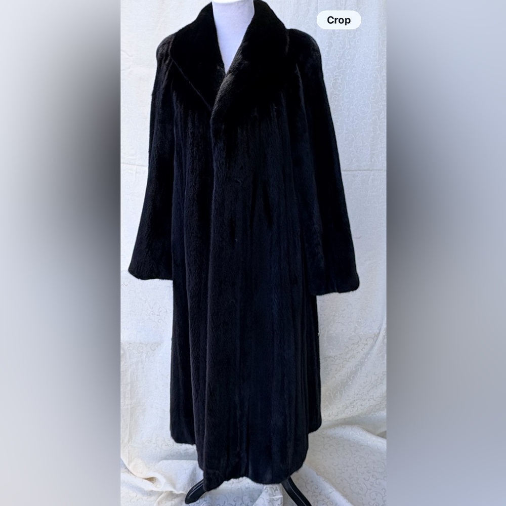Blackglama Great Lakes Mink Association Mink Fur Long Coat Sz M-L